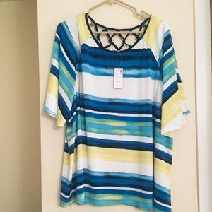 New multi color blouse